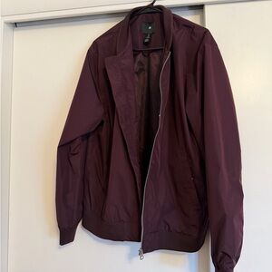 H&M Men's Deep Purple Windbreaker
